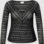 Evoked Vila PLUS SIZE blouseshirt met kant model 'CHIKKA' - Thumbnail 2