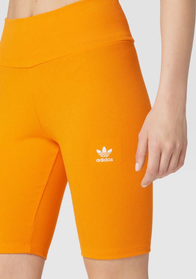 adidas Originals Fietsbroek met riblook en labelstitching