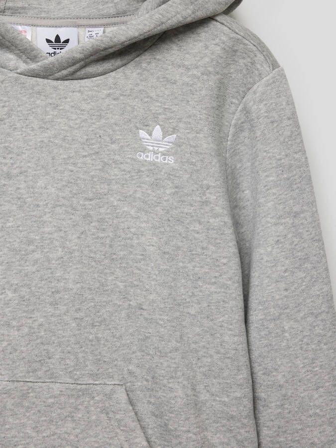 Adidas Originals Essentials Sweatshirt Hoodies Kleding medium grey heather white maat: 164 beschikbare maaten:140 152 164 176