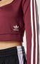 Adidas Originals Kort shirt met lange mouwen en logostrepen - Thumbnail 4
