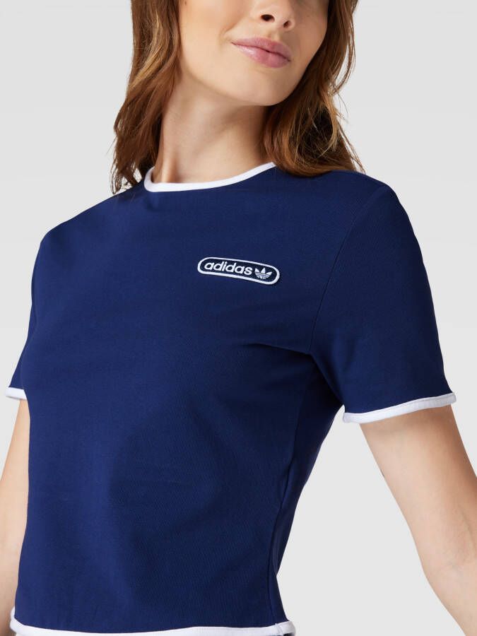 adidas Originals Kort T-shirt met labelpatch