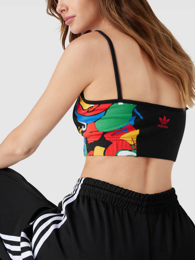 adidas Originals Korte top met vierkante hals
