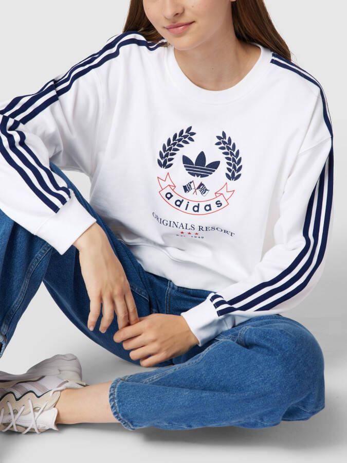 adidas Originals Oversized sweatshirt met labeldetails