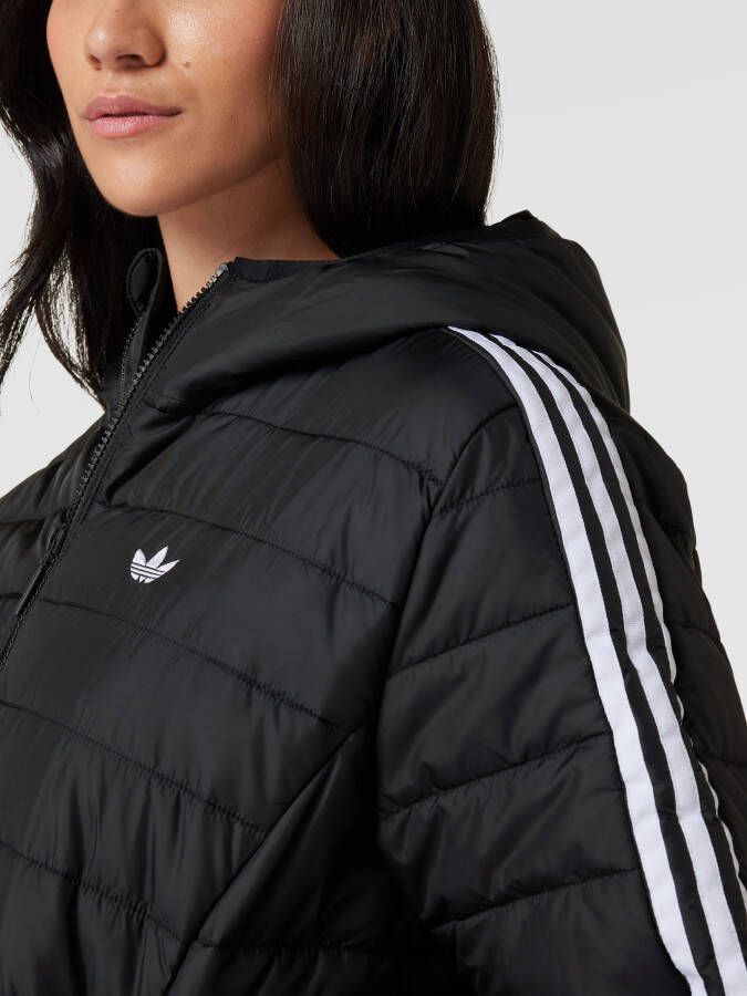 Adidas Originals Plus SIZE gewatteerd jack met contraststrepen