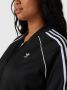 Adidas Originals Plus SIZE sweatjack met logostrepen model 'TRACKTOP' - Thumbnail 4