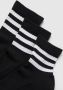 Adidas Sportswear 3-streifen Ankle Sokken Middellang black white maat: 40-42 beschikbare maaten:37-39 40-42 - Thumbnail 4