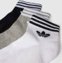 Adidas Originals Adicolor Trefoil Ankle Sokken (3 Pack) Middellang Kleding white medium grey heather black maat: 43-46 beschikbare maaten:35-38 - Thumbnail 4