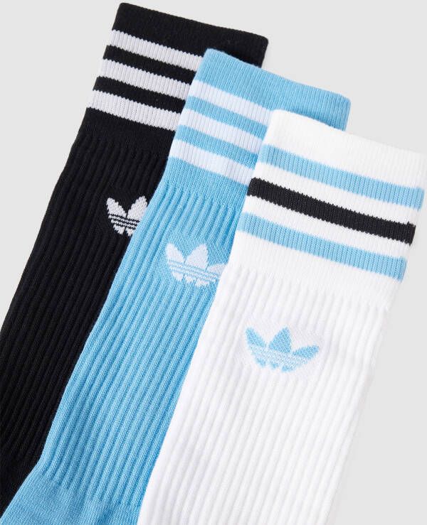 adidas Originals Sokken met logostrepen in een set van 3 paar