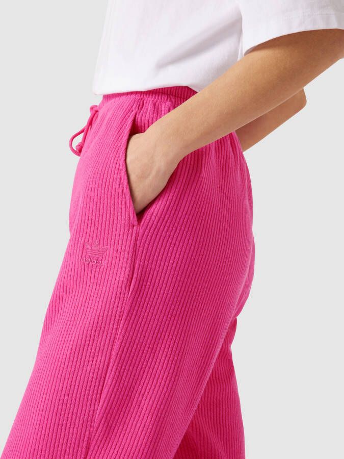 adidas Originals Sweatpants in riblook met labelstitching