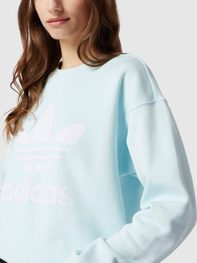 adidas Originals Sweatshirt met labelprint model 'Crew'