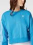 Adidas Strepen Lichtgewicht Ronde Hals Sweatshirt Blauw Blue Dames - Thumbnail 3