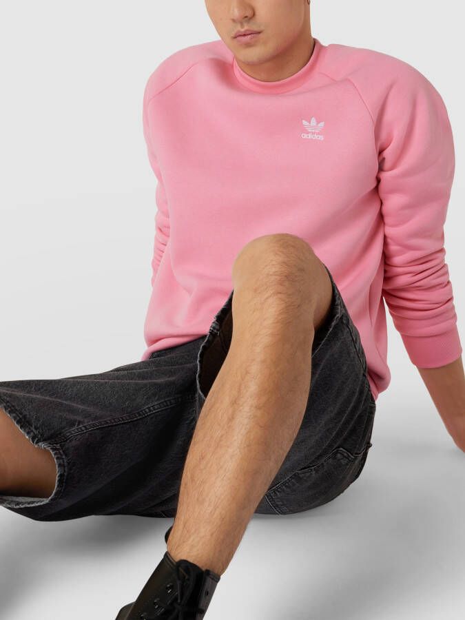 adidas Originals Sweatshirt met logostitching model 'ESSENTIAL CREW'