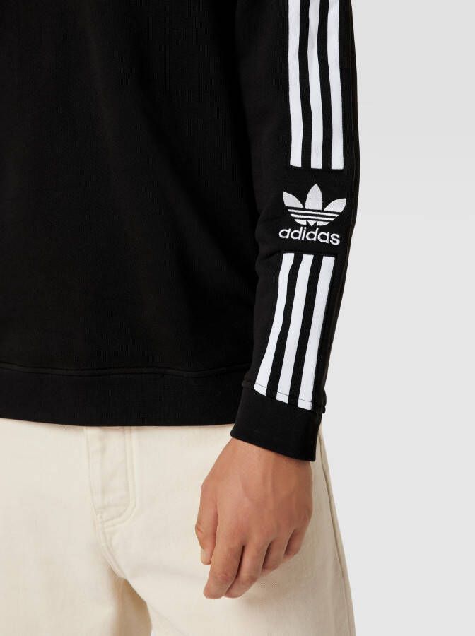adidas Originals Sweatshirt met logostitching model 'LOCK UP CREW'