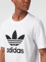 Adidas Originals Klassiek Logo T-Shirt White Heren - Thumbnail 12
