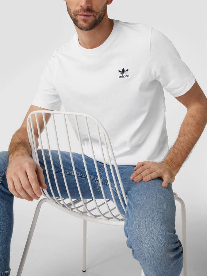 adidas Originals T-shirt van katoen met labelstitching