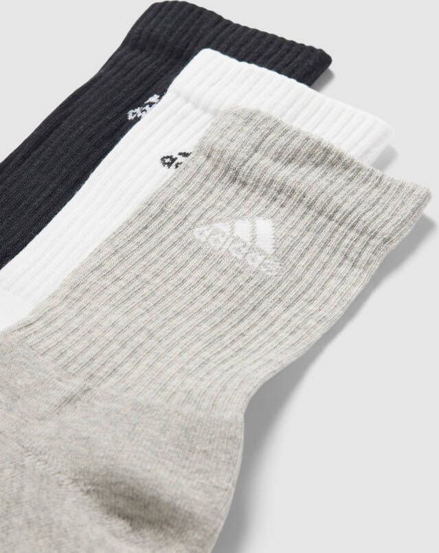 ADIDAS SPORTSWEAR Sokken met labelprint in een set van 3 paar