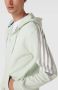 Adidas future icons 3 stripes full zip trui groen heren - Thumbnail 3