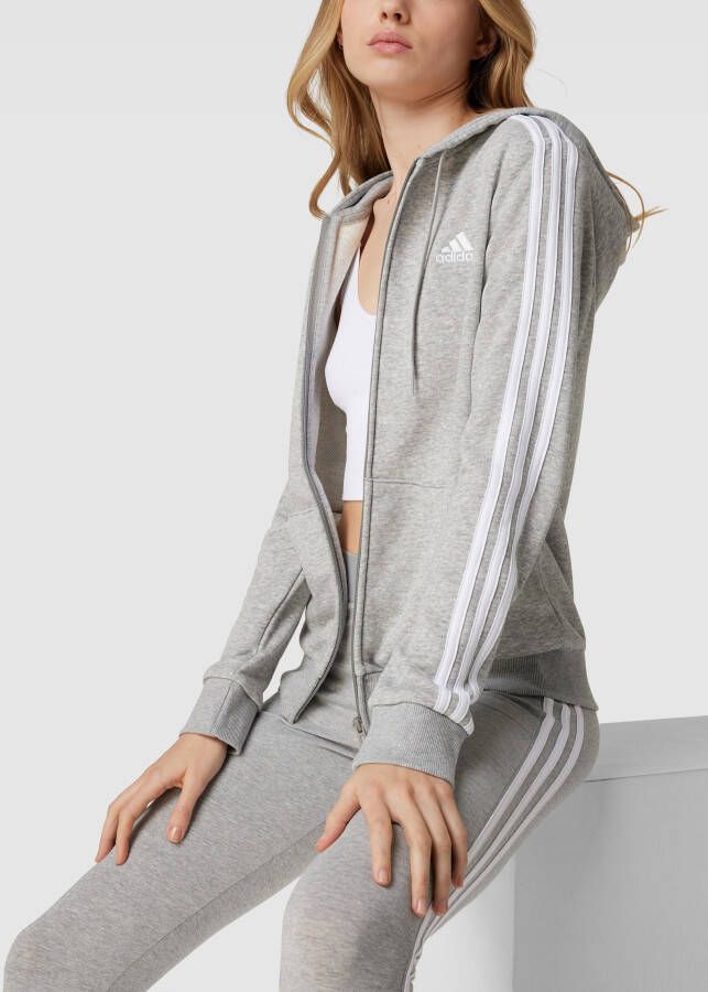 ADIDAS SPORTSWEAR Sweatjack met labeltypische galonstrepen