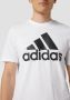 Adidas Essential Big Logo Wit Heren T-shirt White Heren - Thumbnail 5
