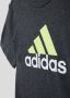 Adidas Sportswear T-shirt grijs melange limegroen Katoen Ronde hals 164 - Thumbnail 5