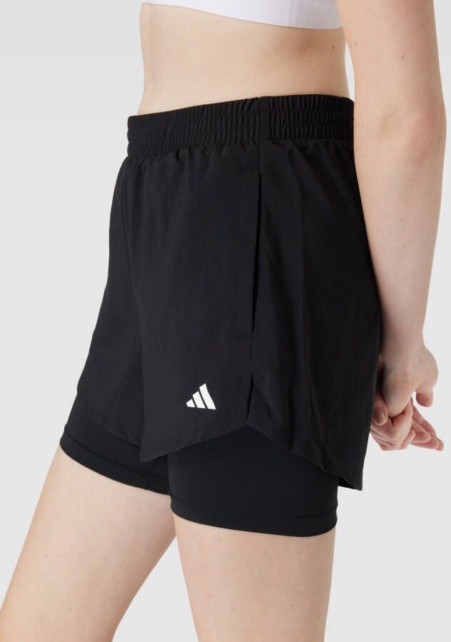 Adidas Training Korte broek met labelprint