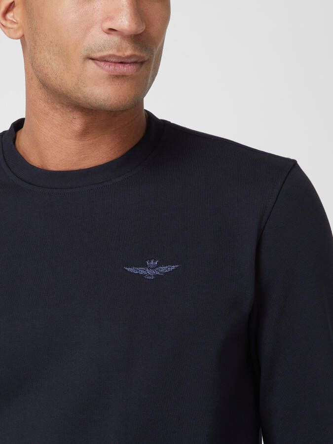 aeronautica militare Regular fit sweatshirt met stretch