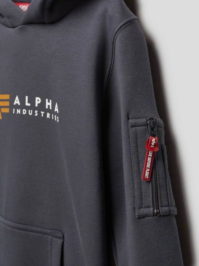 Alpha Industries Capuchonshirt Kids Hoodies Alpha Label Hoody Kids Teens