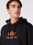 Alpha Industries Hoodie Men Hoodies Basic Hoodie Rubber - Thumbnail 2