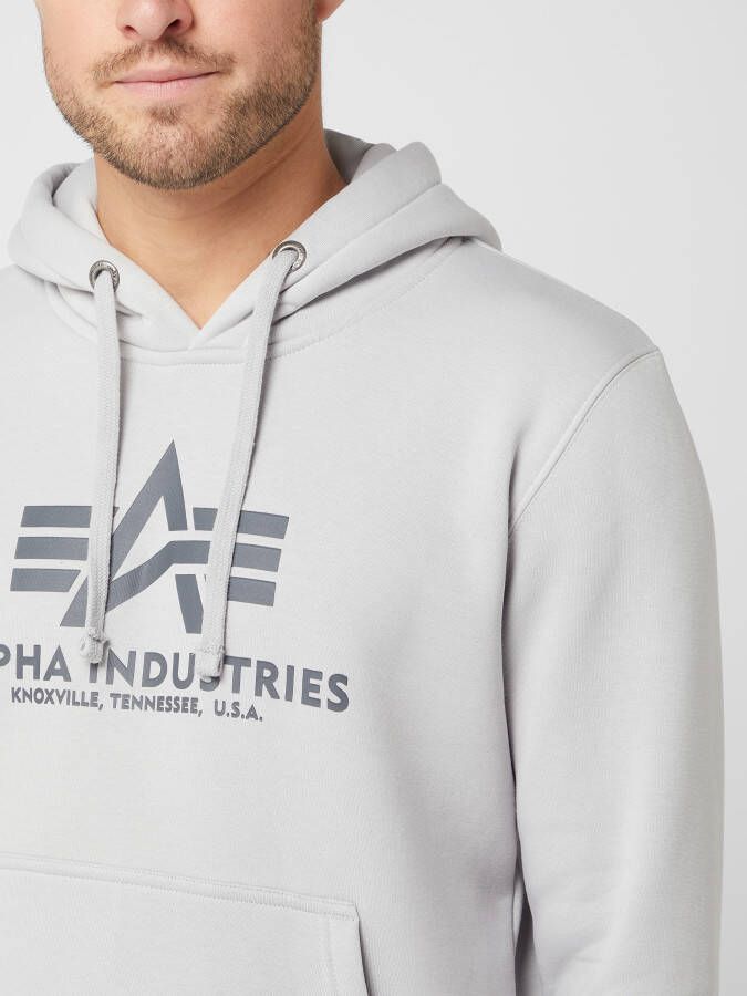 alpha industries Hoodie met logo