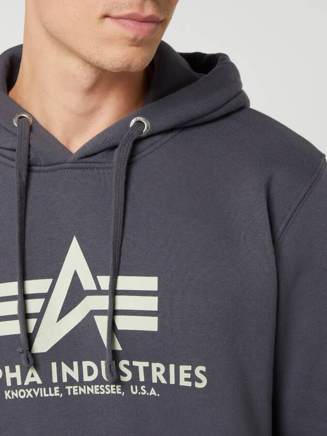 alpha industries Hoodie met logoprint