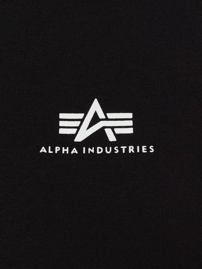 alpha industries Hoodie met logoprint model 'Basic Hoody Small Logo'