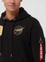 Alpha industries Nasa Voyager Zwarte Hoodie Black Heren - Thumbnail 2