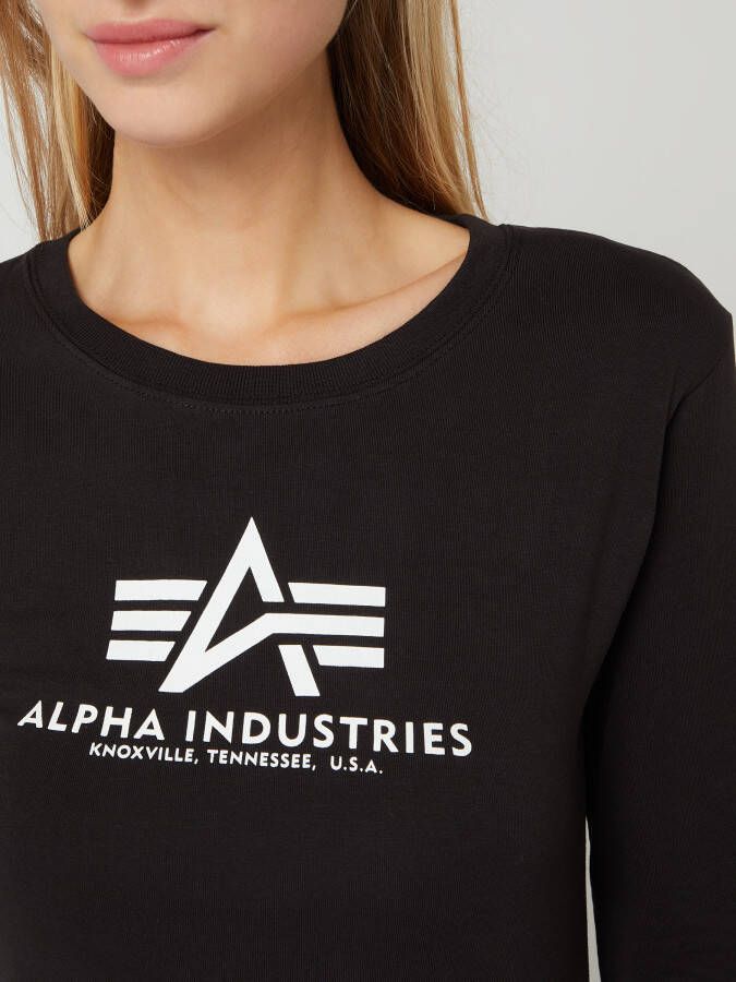 alpha industries Kort shirt met logoprint