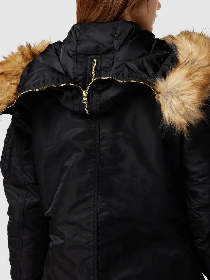 alpha industries Parka met labelapplicatie model 'FISHTAIL'