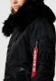 Alpha Industries Winterjack Women Field Jackets Long Fishtail Wmn - Thumbnail 2