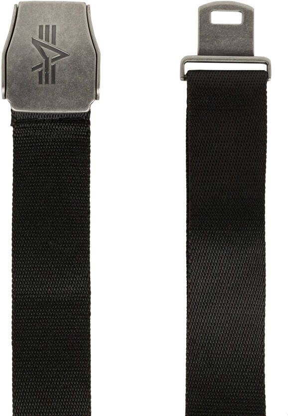 Alpha Industries Leren riem Accessoires Belts Buckle Belt