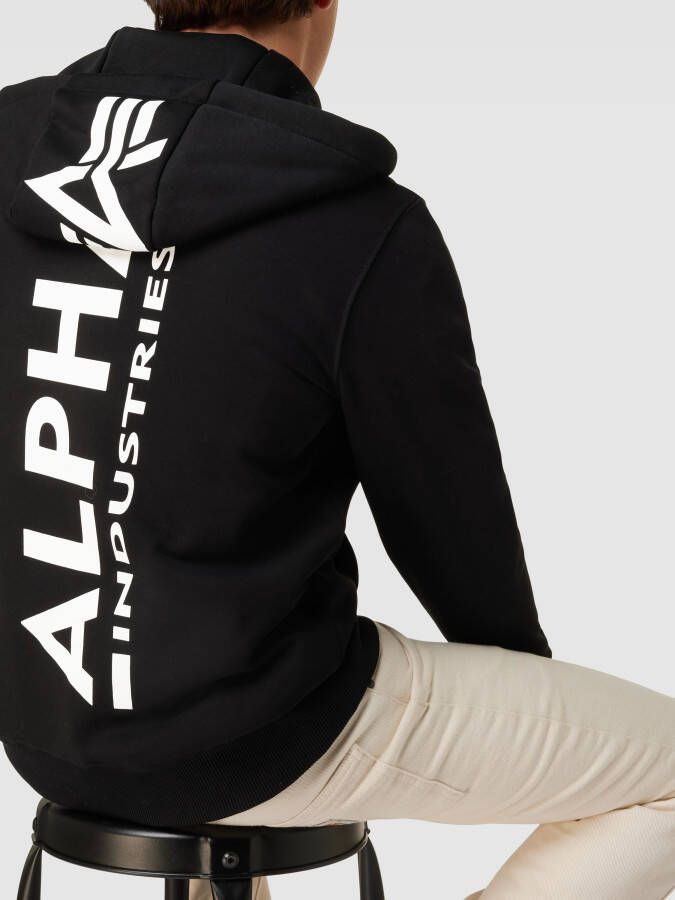 alpha industries Sweatjack met labelpatch