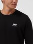 Alpha Industries Sweater Men Sweats & Hoodys Basic Sweater Small Logo - Thumbnail 6