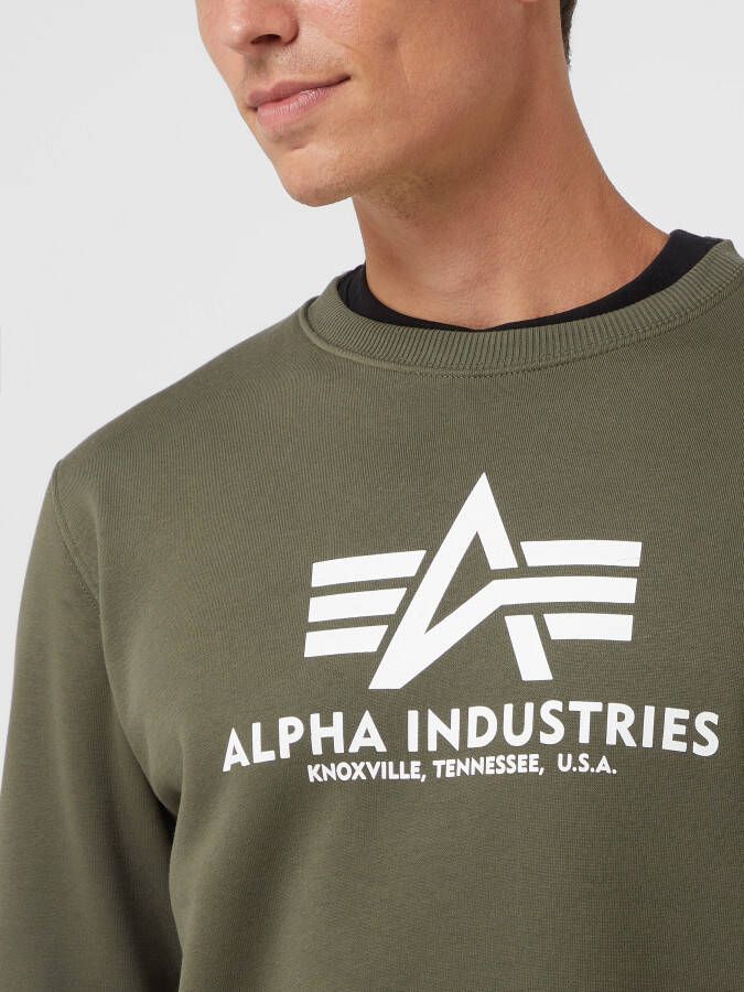 alpha industries Sweatshirt met logo