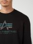 Alpha industries Basic Sweater Rainbow Reflective Print 178302Rr 03 Zwart Heren - Thumbnail 3