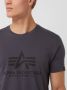 Alpha industries T-shirt van katoen met logoprint model 'BASIC T' - Thumbnail 8