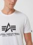 Alpha industries T-shirt met labelprint model 'BASIC' - Thumbnail 9