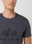 Alpha industries T-shirt van katoen met logoprint model 'BASIC T' - Thumbnail 7