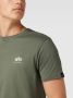 Alpha industries T-shirt met logoprint model 'BASIC T SMALL LOGO' - Thumbnail 4