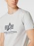 Alpha industries T-shirt met labelprint model 'BASIC' - Thumbnail 4