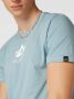 Alpha industries Basic T Ml T-shirts Kleding grey blue maat: XXL beschikbare maaten:S M XXL - Thumbnail 7