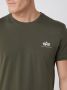 Alpha Industries Shirt met ronde hals BASIC T SMALL LOGO - Thumbnail 6