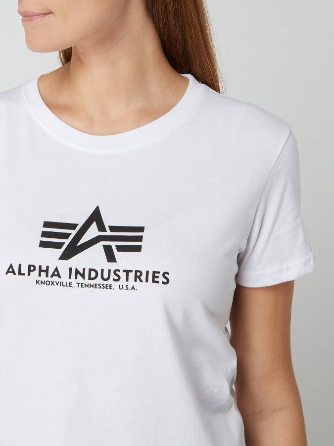 alpha industries T-shirt met logoprint