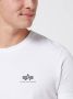 Alpha industries Basic Small Logo T-shirts Kleding white maat: L beschikbare maaten:S M L XL XXL XXXL - Thumbnail 11
