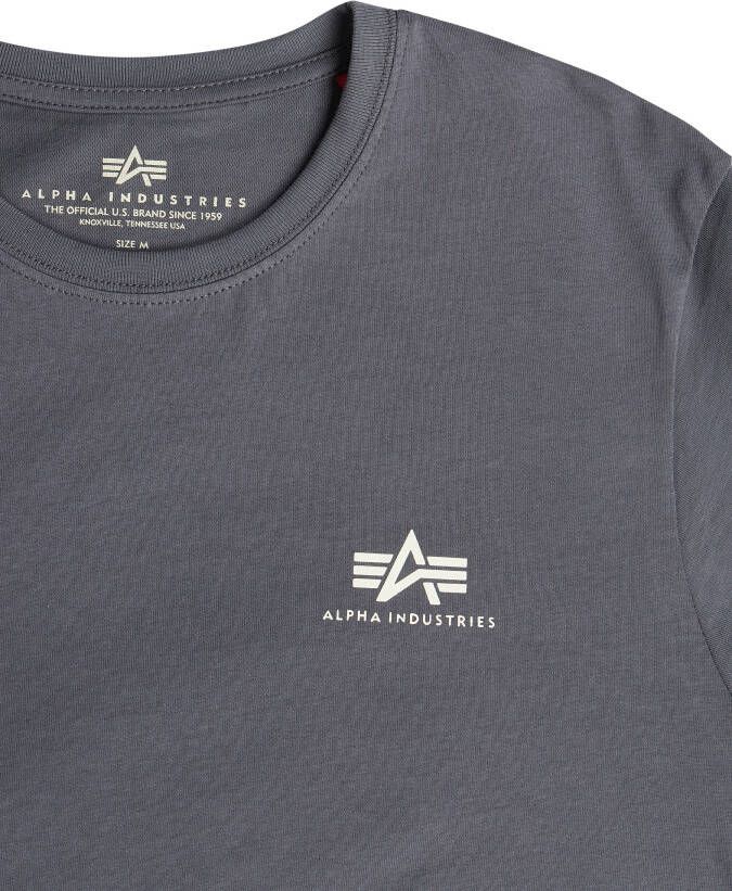 alpha industries T-shirt met logoprint model 'Basic T'